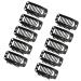 20pcs Weft Clips Wig Clips Hair Clips Weft Hair Extension - Black