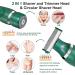 FINTOZER Electric Shaver for Women - Cordless Razor for Pubic Hair & Body, Rechargeable Trimmer with 3 Heads & Combs - Wet/Dry Use - Buy Online on SooperMarket.com