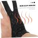 KALLORY 4pcs 2 Painting Gloves Fingerless Reduce Friction Man Black 17.5X7.8X0.2CM - Buy Online on SooperMarket.com