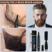 Buy Nevay Bart Fill Pencil Set - Waterproof Deluxe Beard & Mustache Coloring Tools | Realistic Contouring Brushes for Men - Buy Online on SooperMarket.com
