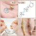 925 Sterling Silver Mini Magnetic Jewelry Clasp Connector | Necklace/Bracelet Chain Extender | Made in Italy | 1Pc Silver - Buy Online on SooperMarket.com