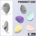 20 Pcs Reusable Facial Exfoliating Sponges for Deep Cleansing - Teardrop Shape Puff Style Exfoliating Pads for Removing Blackheads and Makeup | Women's Skin Care Solution - Buy Online on SooperMarket.com