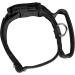 Julius-K9 Colour and Gray Fur Collar with Handle | Durable, Easy to Clean, Water Resistant | 40 mm (38-53 cm) Black-Gray | Safety Lock and Interchangeable Patch - Buy Online on SooperMarket.com