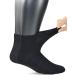 Yomandamor 6 Pairs Mens Bamboo Seamless Dress Ankle Diabetic Socks  Socks Size 10-13 10-13 Black