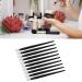 Silicone Eyeshadow Brush Set Portable Silicone Eye Makeup Applicator for Eyebrow Powder - Buy Online on SooperMarket.com