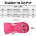 Buy Moko Children's Ski Gloves - Windproof & Waterproof Winter Handheld Warm Faustlings for Girls (4-6 Years) - Perfect for Skiing Cycling & Snowboarding in Magenta (Rabbit) - Buy Online on SooperMarket.com