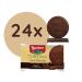 Buy Loacker Tortina Triple Choc - Crispy Chocolate Waffle Tarts | 24 Pcs of Gourmet Coffee Biscuits & Chocolate Shells - International Shipping Available - Buy Online on SooperMarket.com