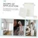 FOYTOKI Box Dispenser Lidded Storage Bin Laundry Dispenser Refillable Containers Iron White 1 count (Pack of 1) White - Buy Online on SooperMarket.com