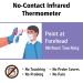 Digital Infrared Forehead Thermometer - No Contact, Fast Readings, Fever Indicators, Memory Function - Babies & Adults - Buy Online on SooperMarket.com