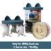 OHMO 2 Pack Dark Blue Cat Food Can Lids - Silicone Covers for 2.5 oz Cans (3 oz) | Small Size - Pet Food Can Lids - Buy Online on SooperMarket.com