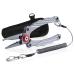 Booms Fishing X02 Aluminium Fishing Pliers Saltwater, Hook Remover and Split Ring Pliers for Fishing, Braided Line Cutters Fish Pliers Kit with Lanyard X12_7 inch_Gun Color