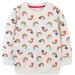 Girls Sweatshirt for Kids Cotton Top Casual Jumper Girl T Shirt Toddler Clothes Long Sleeve Pullover Age 1-12 Years 4-5 Years White