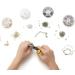 1000PCS Open Jump Rings Kit with Lobster Clasps and Opener - Gold | Handyman Crafts for Jewelry Making, Keychains, and Necklace Repair - Buy Online on SooperMarket.com
