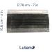 3-Ply Black Disposable Face Mask (50pcs) - Made in USA - Elastic Ear Loop | Non-Woven Polypropylene | Blocks Dust & Air Pollution - For Business and Personal Care - Buy Online on SooperMarket.com