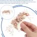 Minkissy Pearl Crystal Wedding Hair Comb - Pink Rhinestone Flower Bridal Hair Accessories - Buy Online on SooperMarket.com