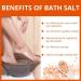 Organic Blood Orange Foot Soak Therapy - 3lbs Bath Salt for Joint & Muscle Relief - Buy Online on SooperMarket.com
