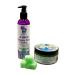 Ultimate Crepey Skin Cream And Sugar Scrub Set (Green Apple Scent) With Hyaluronic Acid Argan Oil Silk Peptides and More For Dry Crepey. Damaged and Aging Skin 8oz Green Apple Scent