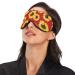 Haskirky Light Blocking Eye Mask - Breathable & Adjustable for Men and Women | Perfect for Travel, Yoga, Meditation, Office & Deep Sleep - Red Sunflower Design - Buy Online on SooperMarket.com