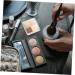 Gogogmee 10pcs Boxes Eye Shadow Box Highlighter Makeup Eyeshadow 4 Grid Foundation Blush Empty Make up Sample - Buy Online on SooperMarket.com