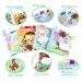 HanShe Baby Soft Cloth Book Set - High Contrast Crinkle Book 4 PCS for 0-6 Months | Educational Learning Toy for Infants | Fabric Baby Activity Book for Boys and Girls | Yellow - Buy Online on SooperMarket.com