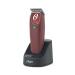Oster Professional Cordless Hair Clippers Fast Feed for Barbers and Hair Cutting with Detachable Blade Burgundy Burgundy 9 Piece Set