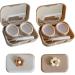 Buy XJKLBYQ Contact Lenses - 2PCS Portable Holder with Mirror & Clichtive Applicator for Travel Work & Outdoor Activities - International Shipping Available - Buy Online on SooperMarket.com