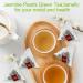MQUPIN Jasmine Dragon Pearls Tea Bags - 150g/5.29oz (50 Bags, 3g Each) Pure Natural Jasmine Green Tea Balls - No Additives - Buy Online on SooperMarket.com