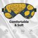 Yellow Leaves Chicken Soft Sleep Eye Mask - Breathable Female Eye Patch for Travel & Relaxation - Buy Online on SooperMarket.com