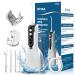 Water Flossers for Teeth Cordless Oral Irrigator Dental Flosser with 5 Modes 360ML Portable Dental Water Flosser with 4 Jet Tips & USB Rechargeable Use for Travel-White