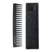 Trende Essentials Wide Tooth Comb 1 Pc - Detangler And Heat Resistant With Proper Ventilation-Especially Designed For Wet Curly Hair With Comfort Tactile Grip black