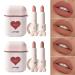 ICE LOVE Silky Mist Matte Lipstick Set - Long Wear Waterproof Velvet Lipstick & Lip Gloss for Women (2pcs) - Non-Stick Cup Makeup - Buy Online on SooperMarket.com