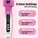 1.5-Inch Thermal Brush - Ionic Heated Round Brush for Quick Blowouts Volumizing & Curls | Dual MCH Heating Digital Display 9 Temperatures Dual Voltage - Buy Online on SooperMarket.com