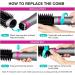 6-in-1 Hair Dryer Brush and Volumizer - Detachable Styler for Straightening, Curling, Drying - One-Step Hot Air Brush for Styling - Buy Online on SooperMarket.com