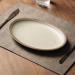 Serving Plates Fish Plate Ceramic Household Steamed Fish Plate Ceramic Tableware Large Oval Dinner Plate Restaurant Kitchen Retro Flat Plate for Appetizer Dinner and Desserts (Size : CH) Small - Buy Online on SooperMarket.com