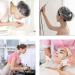 50pcs Large Thick Clear Disposable Shower Caps for Hair Care in Beauty Salon, Home, Hotel, Spa - Elastic Bath Cap - Clear Plastic - Hair Salon Essential - Buy Online on SooperMarket.com