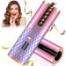 Automatic Curling Iron Cordless Automatic Hair Curler with 6 Temps & Timers Rechargeable Hair Curler with Ceramic Ionic Barrel Detangle & Scald-Free Curler Auto Shut-Off