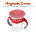 Nuby 360 Edge 2 Stage Drinking Rim Cup with Removable Handles & Hygienic Cover - 8 Oz Red | 12M+ | 240 Ml - 80660 - Buy Online on SooperMarket.com