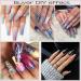 Fightart 600PC Artificial Fingernails - 10 Sizes Nail Tips for Salon & DIY Nail Art - Perfect for International Shipping - Buy Online on SooperMarket.com