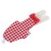 Entatial Parrots Pilot Suit Red Grid Waterproof bird whirlpool Soft tights for parent for ARA for budgies (L red grid)