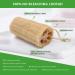 Organic Natural Bath Loofahs 6 Pack for Men and Women - Exfoliating Body Scrubber Sponges for Deep Cleaning - Includes 2 Wall Hooks - Buy Online on SooperMarket.com