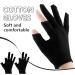 Buy Lilbitty Cotton Gloves - 3 Pairs Moisturizing Gloves for Dry Hands | Overnight Moisture Therapy | Black - Buy Online on SooperMarket.com