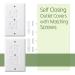 Bates- Self Closing Outlet Covers  2 Pack  Sliding Outlet Covers  Outlet Cover  Outlet Covers Baby Proofing  Baby Outlet Cover  Baby Proofing Outlet Cover  Plug Covers for Electrical Outlets - Buy Online on SooperMarket.com