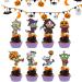 Halloween Cake Toppers | Little Pumpkin Cake Wrappers Picks Set - Pumpkin Cake Topper Pumpkin Cupcake Picks Fall Theme Cupcake Decorations for Baking Cups Fecfucy