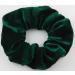 Mytoptrendz Luxurious Premium Plain Smooth Velvet Scrunchie Hair Ties Ponytail Bands (Dark Green) - Buy Online on SooperMarket.com