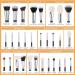 BEILI Makeup Brushes Make Up Brush Set Professional 30 PC Natural Goat Hair Makeup Brush Foundation Face Powder Blush Eyeshadow Brushes Concealers Eye Make Up Brush Set Black/Silver - Buy Online on SooperMarket.com