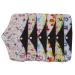 Reusable Menstrual Pads 5pcs Cloth Period Pads Reusable Period Pads Washable Menstrual Pads Portable Towel Cloth Towel Cloth Menstrual Pads Cloth Pad Napkin Bamboo Charcoal