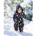 Lobmouse Baby Winter Snowsuit Jumpsuit | Hooded Romper for Boys & Girls | Thick & Warm Infant Coat Outfit | Dark Blue Animals | 18-24 Months - Buy Online on SooperMarket.com