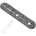 Guitar Control Plate Replacement Small Carved Metal Guitar Control Plate for TL TELE for Electric Guitar Control Plate Accessory(Silver) - Buy Online on SooperMarket.com