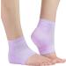 Glowxie Moisturizing Gel Heel Socks - 2 Pairs | Deep Hydration for Cracked Heels with Essential Oils and Vitamins | Open Toe Design - Buy Online on SooperMarket.com