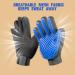 2 Set Animal Hair Gloves for Dogs & Horses - Effective Grooming & Shiny Fur | Gentle Cat Hair Removal - Buy Online on SooperMarket.com
